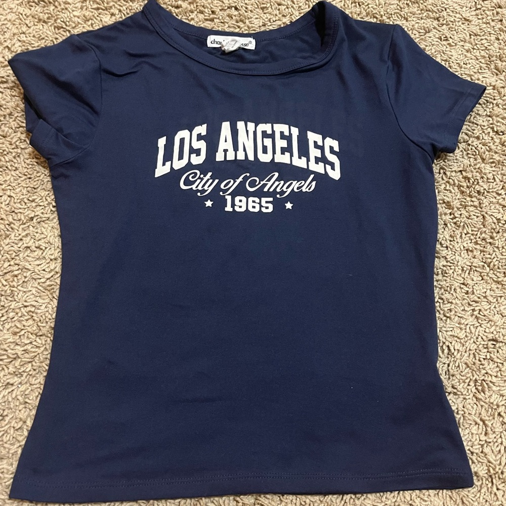 Navy Blue Los Angeles Graphic Tee